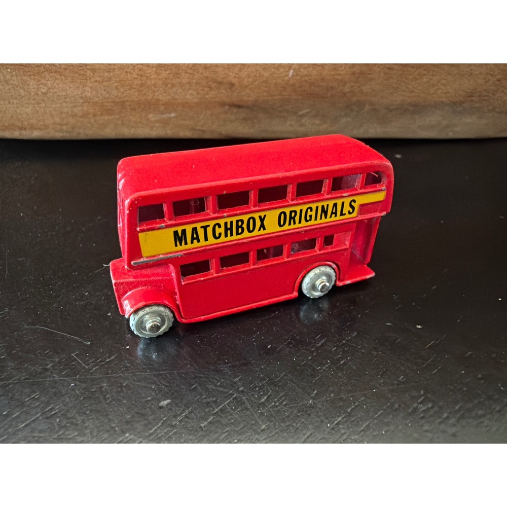 Matchbox‎ No 5 London Bus Diecast Red Originals Double Decker Vintage